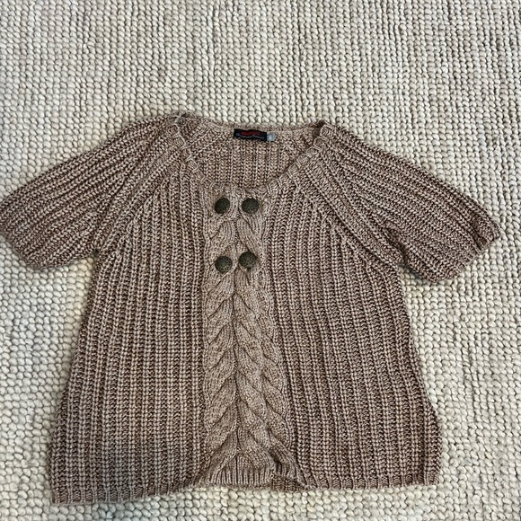 CATIMINI Metallic cardigan EUC. Sz. 8 - Picture 1 of 4